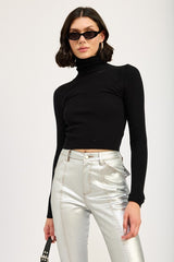 Women’s Turtleneck Long Sleeve Top | Zarnesh