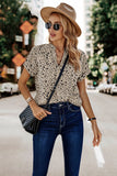 Women’s V Neck Floral Print Batwing Sleeve Blouse | Zarnesh