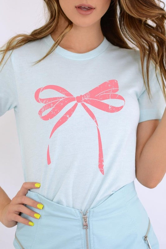 Women’s Valentine Bow Graphic Plus Tee | Zarnesh