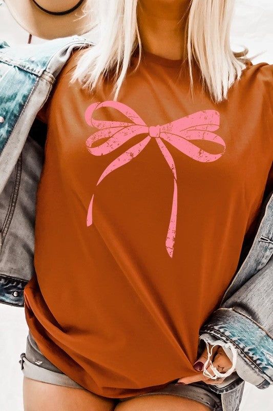 Women’s Valentine Bow Graphic Plus Tee | Zarnesh