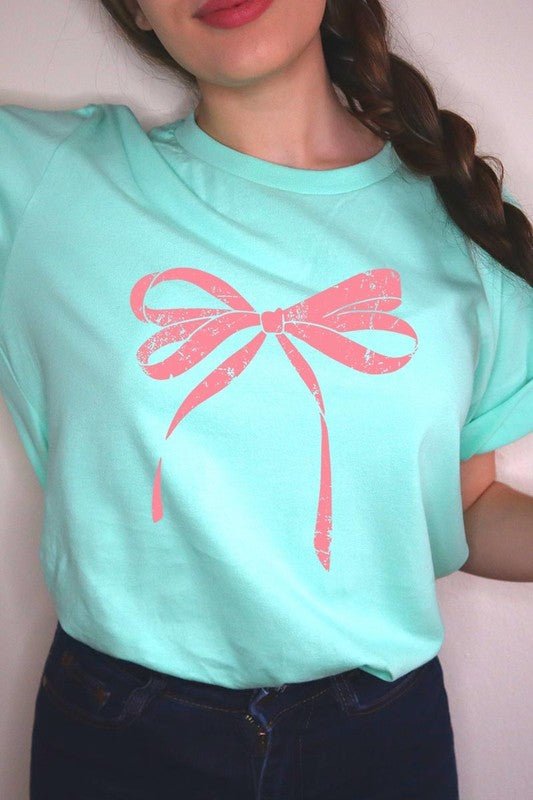 Women’s Valentine Bow Graphic Plus Tee | Zarnesh