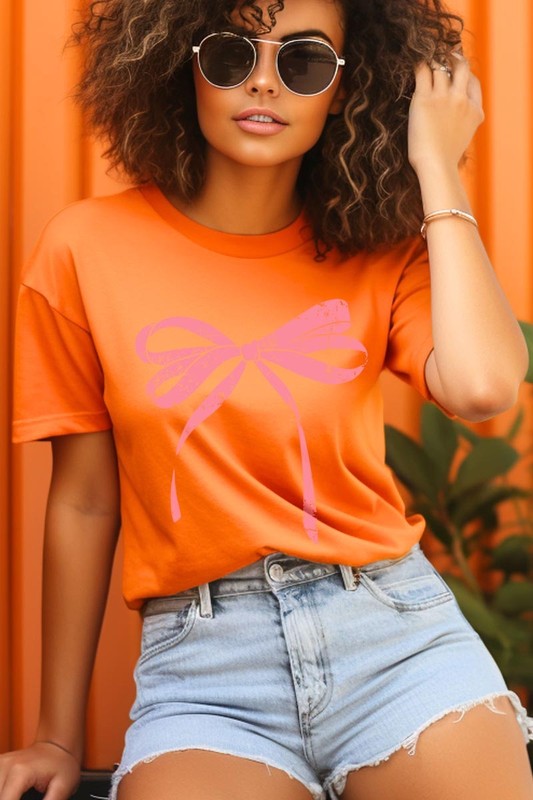 Women’s Valentine Bow Graphic Plus Tee | Zarnesh