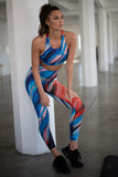 Women Watercolor Activewear Set | Zarnesh