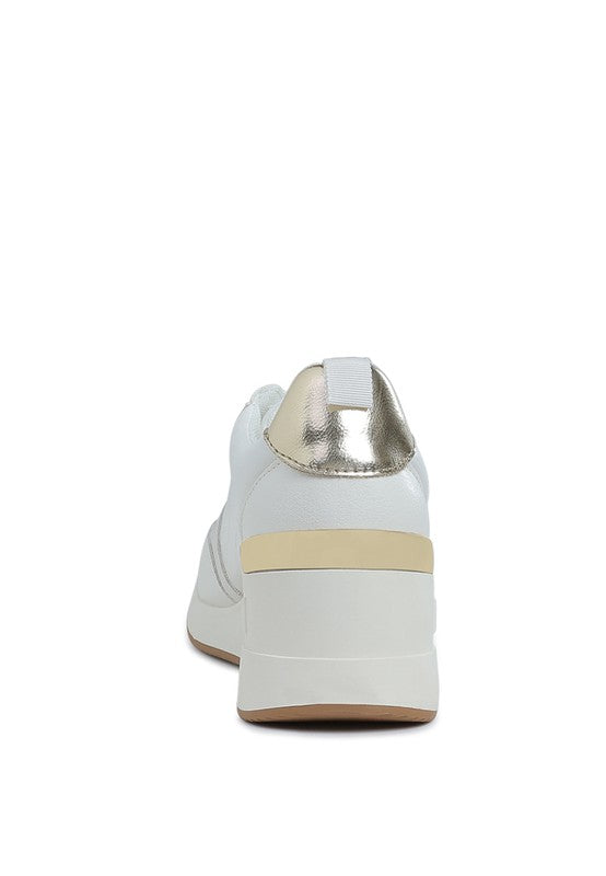 Women's Chunky Wedge Platform Heel Sneakers | Zarnesh
