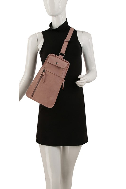 Women’s Zip Closure Crossbody Sling Bag | Zarnesh