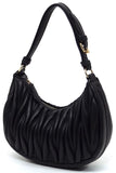 Womens Chevron Quilted Shoulder Hobo Bag | Zarnesh