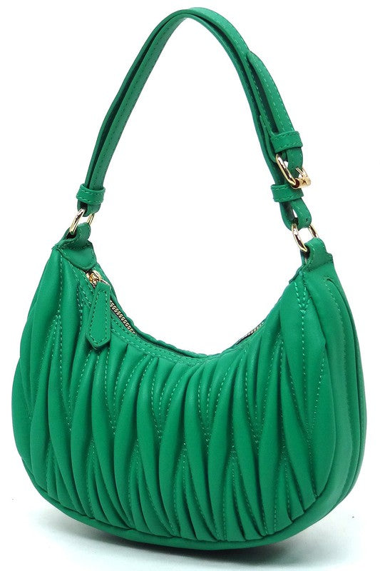 Womens Chevron Quilted Shoulder Hobo Bag | Zarnesh