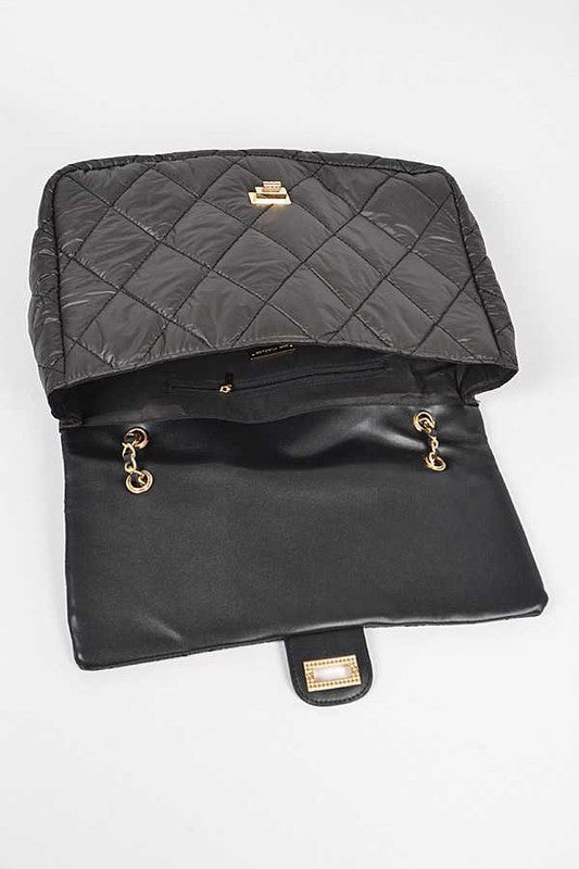 Women Convertible Rhinestone Iconic Top Handle Crossbody Bag Zarnesh