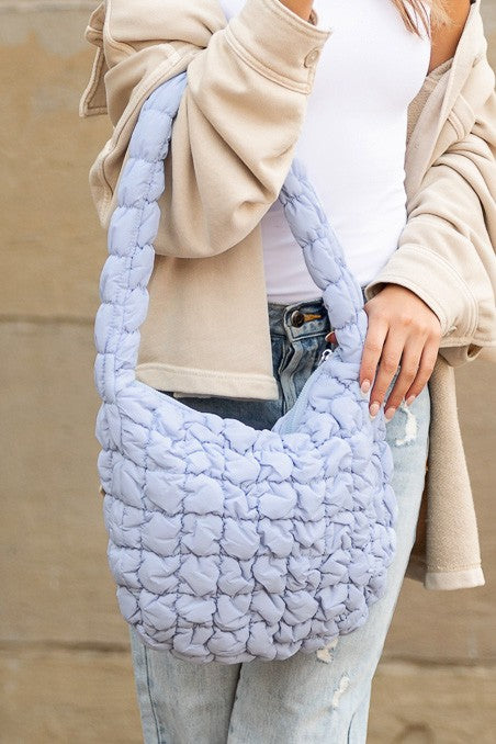 Womens Dale Quilted Puffer Shoulder Bag | Zarnesh