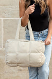 Womens Daphne Puffer Tote Bag | Zarnesh