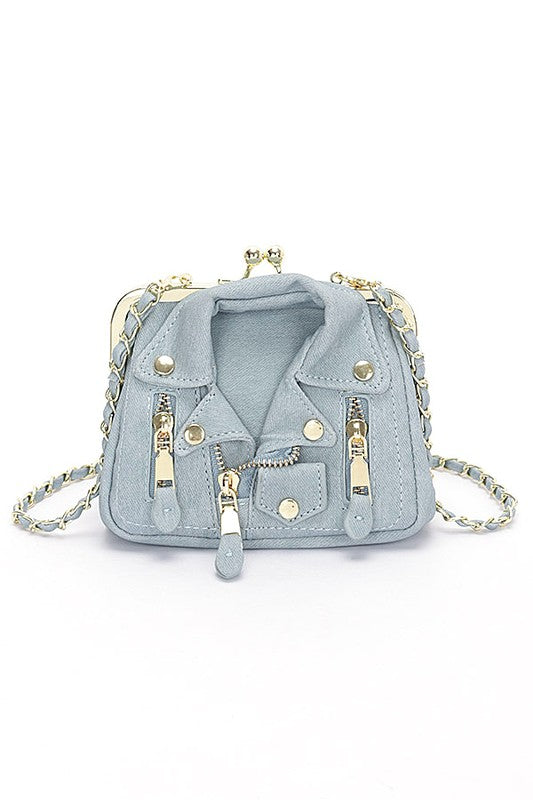 Womens Denim Jacket Iconic Swing Bag | Zarnesh