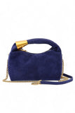 Womens Faux Suede Top Handle Convertible Swing Clutch| Zarnesh 