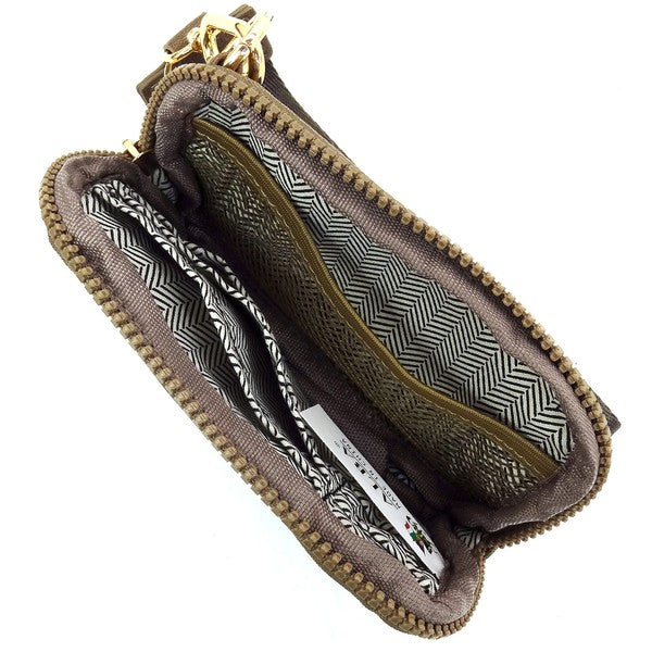  Women Faux Vegan Leather Wristle Zarnesh