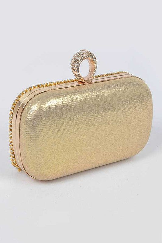 Womens Fringe Rhinestone Convertible Clutch Bag | Zarnesh