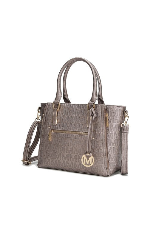 Womens MKF Cairo M Signature Satchel Bag by Mia K | Zarnesh