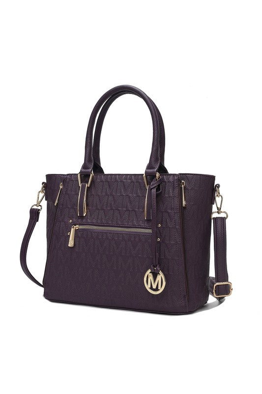 Womens MKF Cairo M Signature Satchel Bag by Mia K | Zarnesh