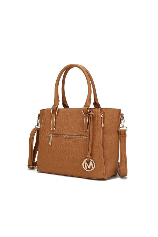 Womens MKF Cairo M Signature Satchel Bag by Mia K | Zarnesh