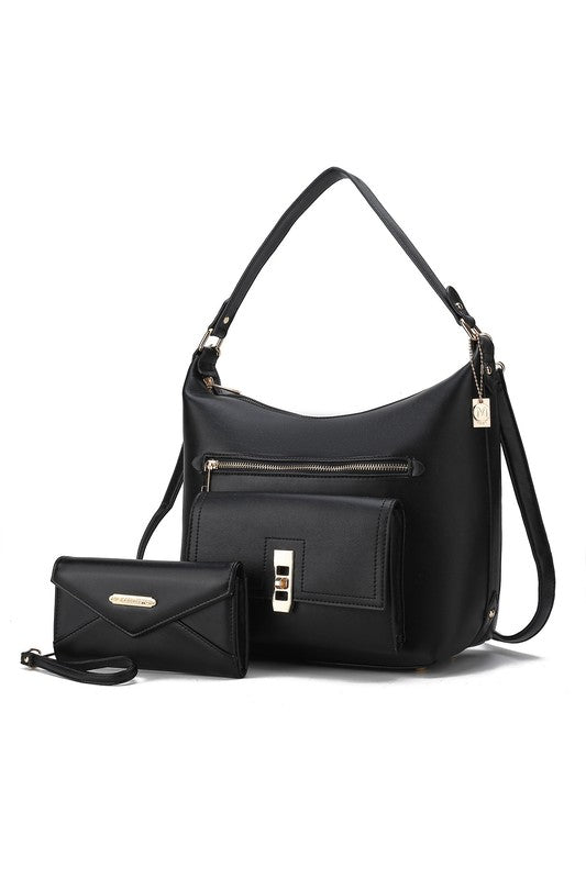 Womens MKF Clara Shoulder Bag with Wristlet Wallet by Mia | Zarnesh