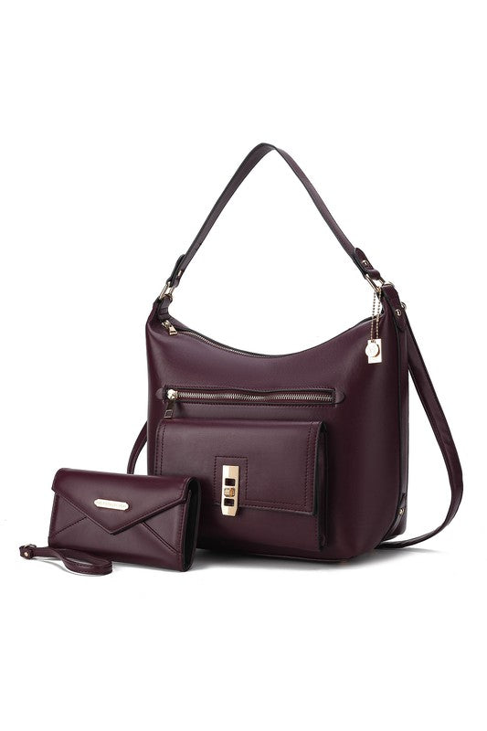 Womens MKF Clara Shoulder Bag with Wristlet Wallet by Mia | Zarnesh