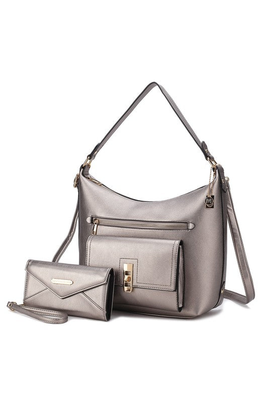 Womens MKF Clara Shoulder Bag with Wristlet Wallet by Mia | Zarnesh