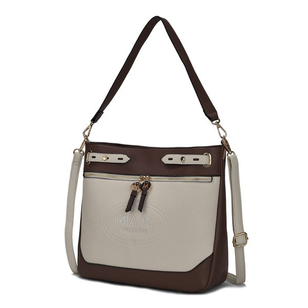 Womens MKF Collection Evie Two-Tone Shoulder Bag by Mia K | Zarnesh
