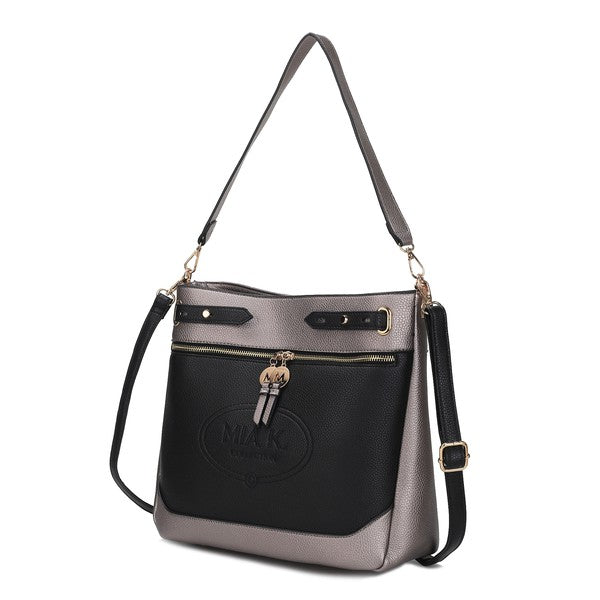 Womens MKF Collection Evie Two-Tone Shoulder Bag by Mia K | Zarnesh