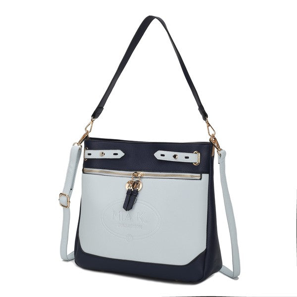 Womens MKF Collection Evie Two-Tone Shoulder Bag by Mia K | Zarnesh