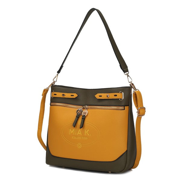 Womens MKF Collection Evie Two-Tone Shoulder Bag by Mia K | Zarnesh