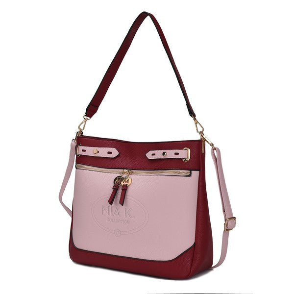Womens MKF Collection Evie Two-Tone Shoulder Bag by Mia K | Zarnesh