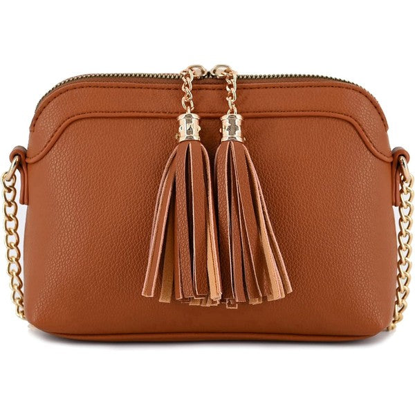 Women’s Mini Tassel Crossbody Bag Shoulder Purse | Zarnesh