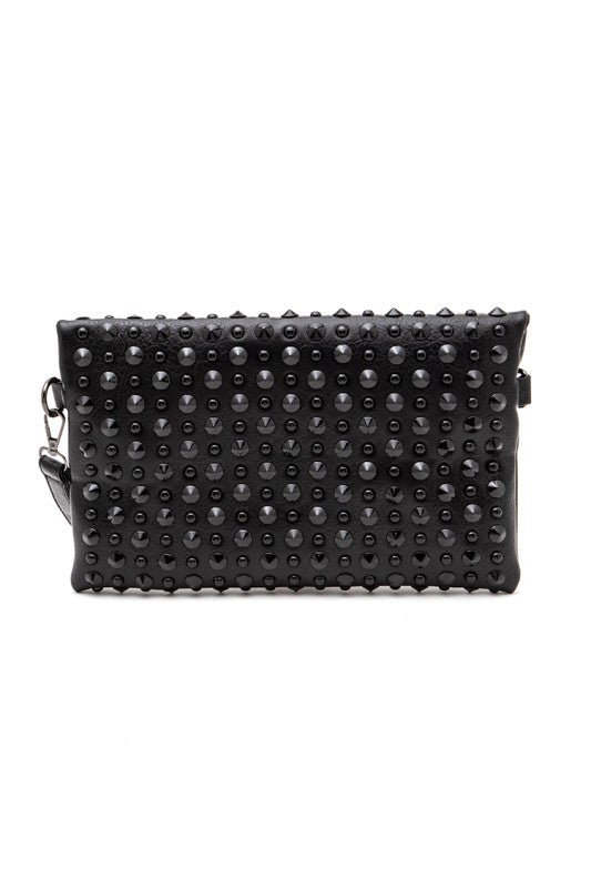 Womens Mix Studs Convertible Clutch Swing Bag | Zarnesh 