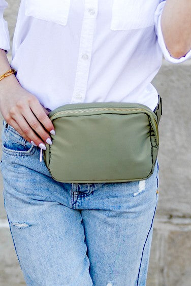 Womens Roam 2L Nylon Sling Belt Bum Fanny Bag | Zarnesh