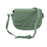 Womens PU Leather Mini Saddle Crossbody Bag | Zarnesh
