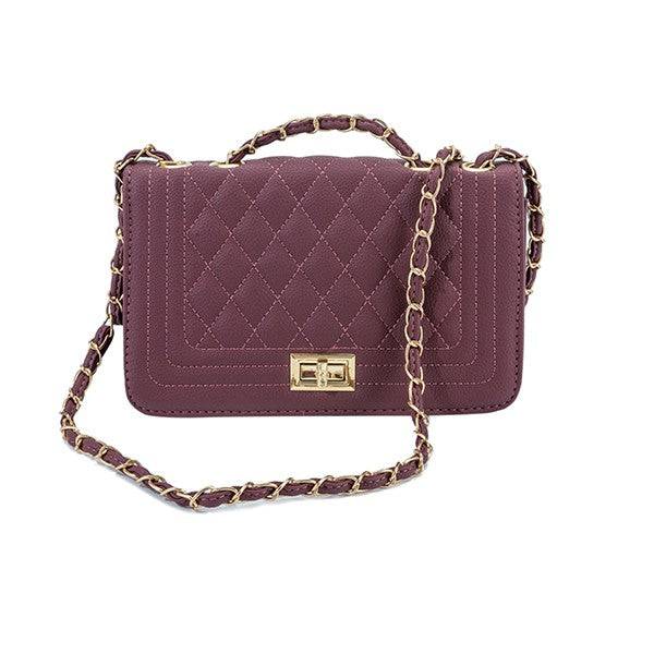 Womens  PU Leather Quilted Fashion Bag | Zarnesh
