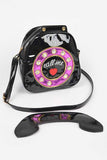 Women Patent Leather Phone Clutch Zarnesh