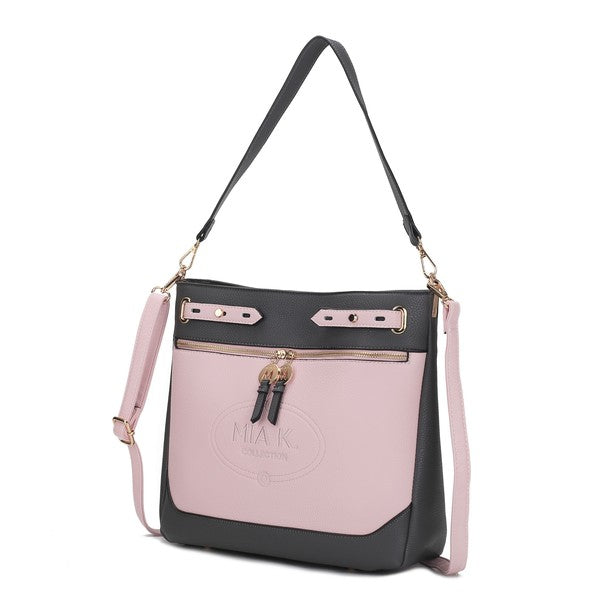 Womens MKF Collection Evie Two-Tone Shoulder Bag by Mia K | Zarnesh