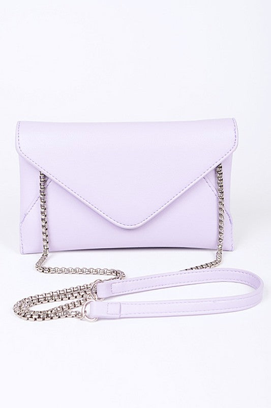 Womens Pop Color Classic Envelope Clutch Bag | Zarnesh