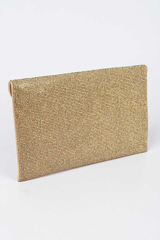 Womens Rhinestone Statement Envelope Clutch Bag | Zarnesh