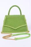 Womens Rhinestone Top Handle Convertible Clutch Bag | Zarnesh