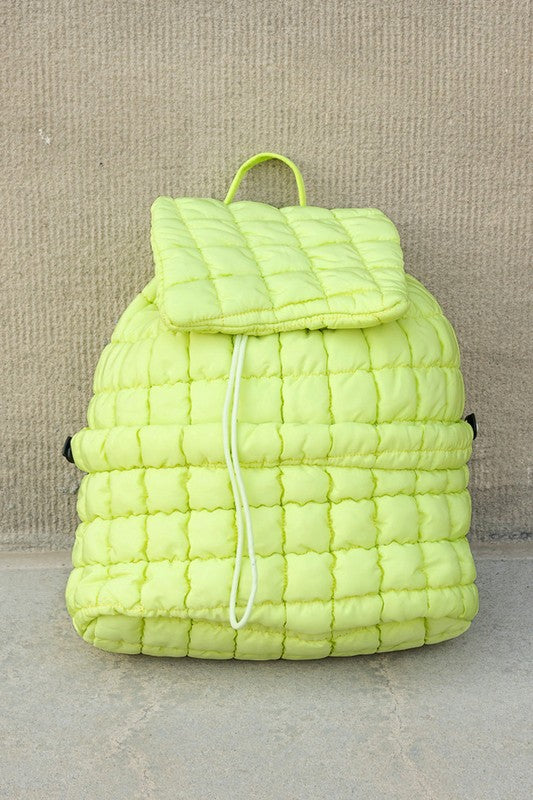 Womens Stevie Quilted Puffer Backpack | Zarnesh