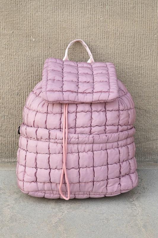 Womens Stevie Quilted Puffer Backpack | Zarnesh