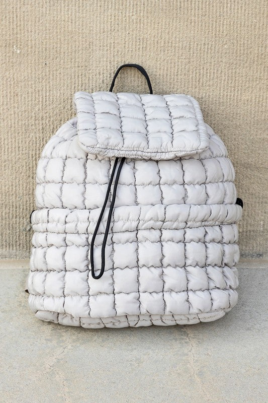 Womens Stevie Quilted Puffer Backpack | Zarnesh