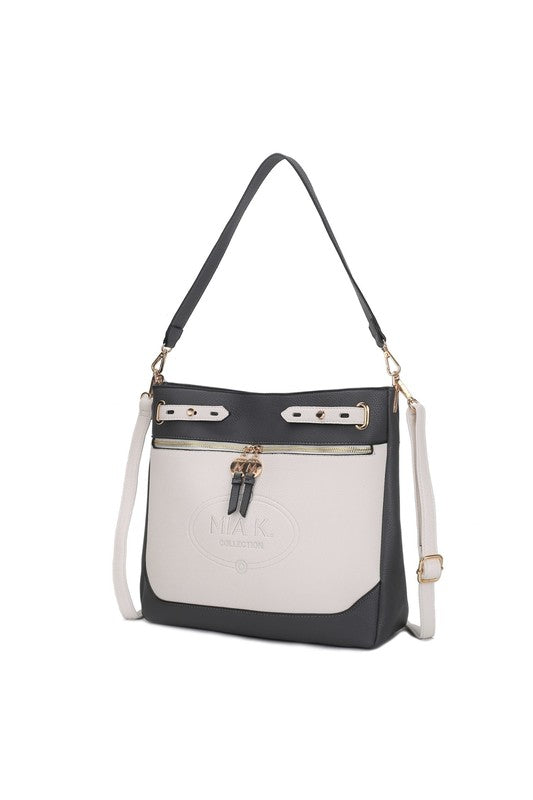 Womens MKF Collection Evie Two-Tone Shoulder Bag by Mia K | Zarnesh