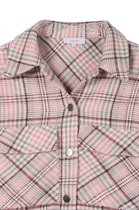 Women’s Plaid Crop Jacket | Zarnesh