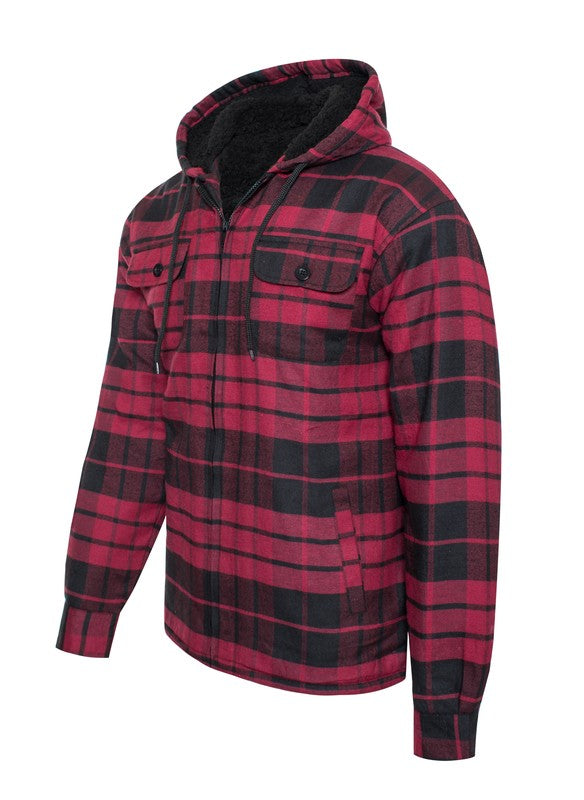 Men’s Flannel Sherpa Lining Jacket | Zarnesh