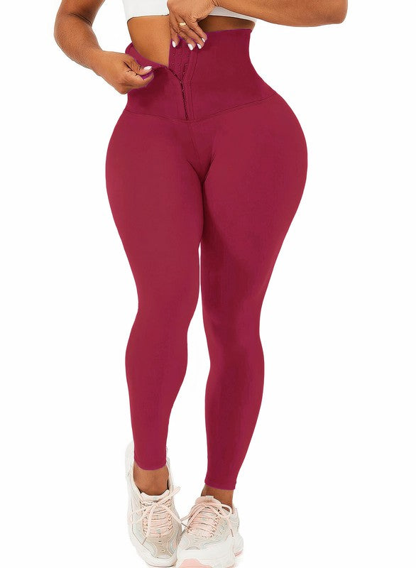 Corset Waist Buttery Soft Leggings Body Shaper | Zarnesh