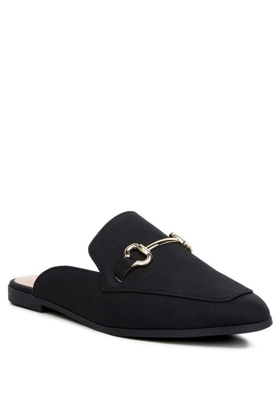 Women's Horsebit Slip On Mules | Zarnesh