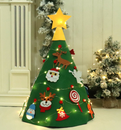 Festive Elegance: Felt Cloth for Christmas Tree Decoration