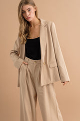 Women Double Button Blazer Jacket | Zarnesh