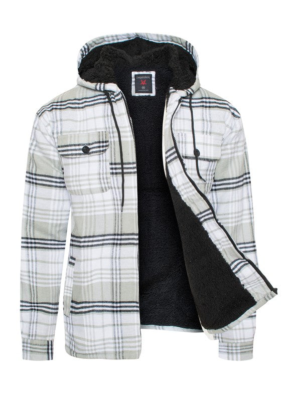 Men’s Flannel Sherpa Lining Jacket | Zarnesh